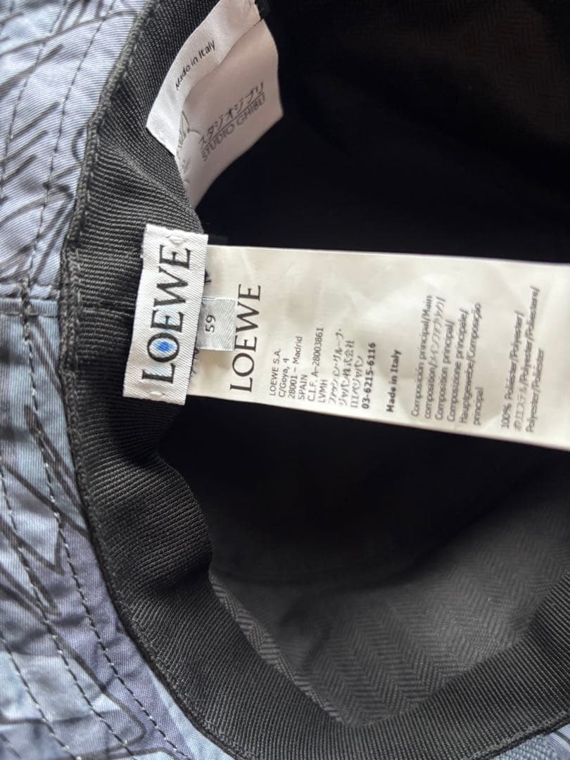 【ほぼ新品】LOEWE スタジオジブリ ハウルの動く城 ハット