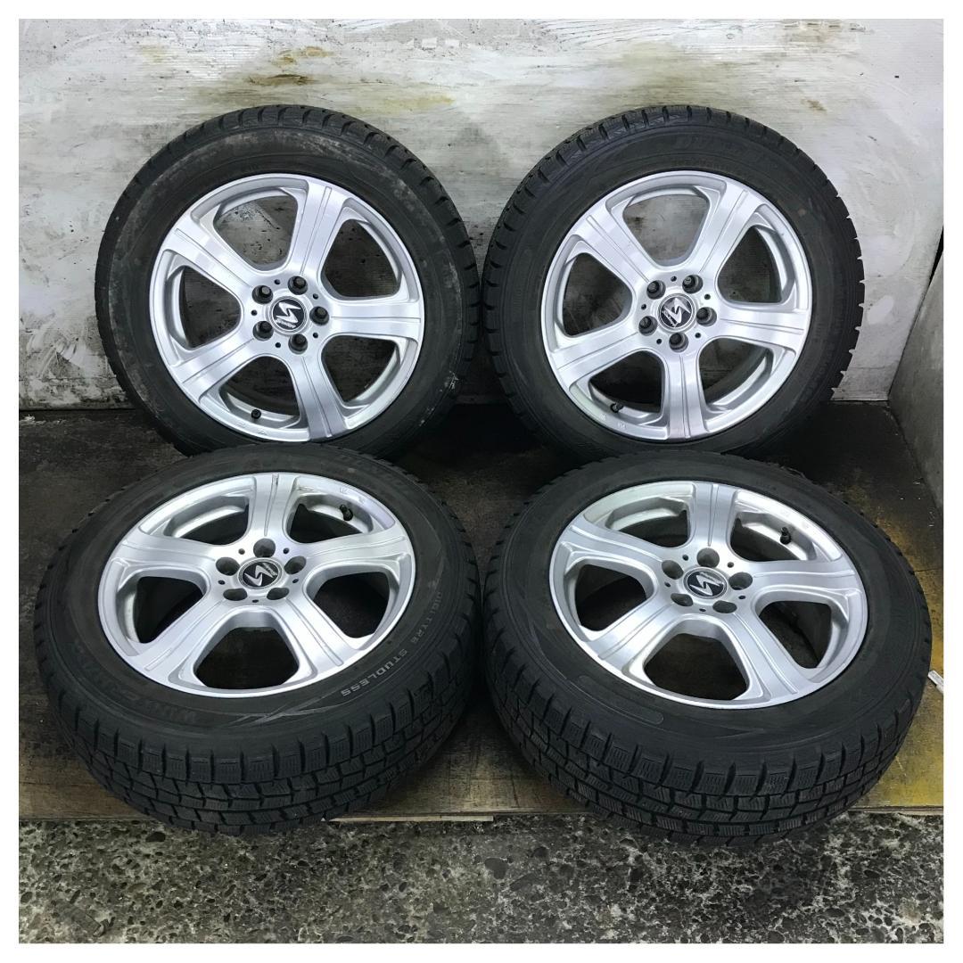 専用30 DUNLOP 205/55R16 PCD 100mm スタッドレス