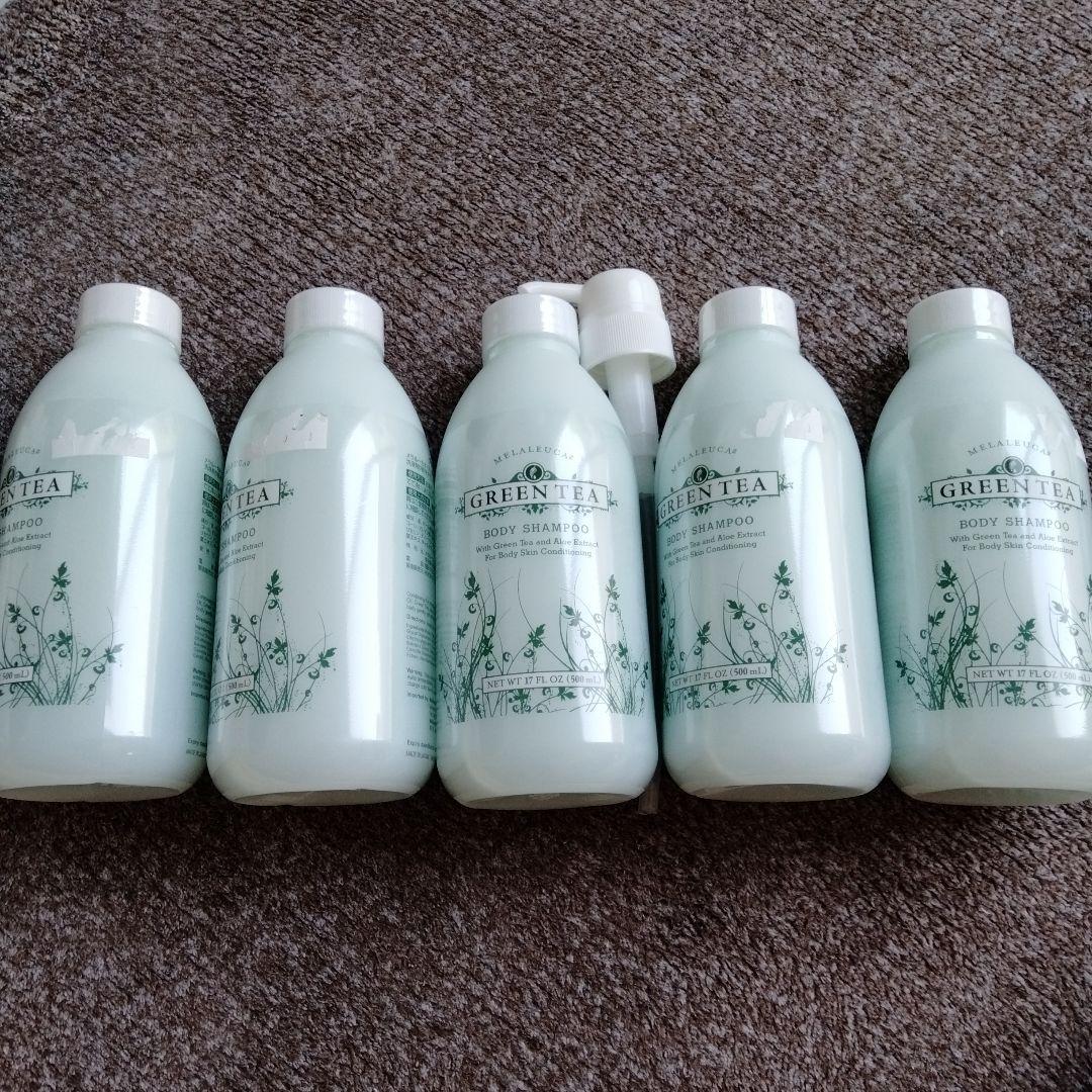 メラルーカ ボディーシャンプー 500ml グリーンティー 5本 新品