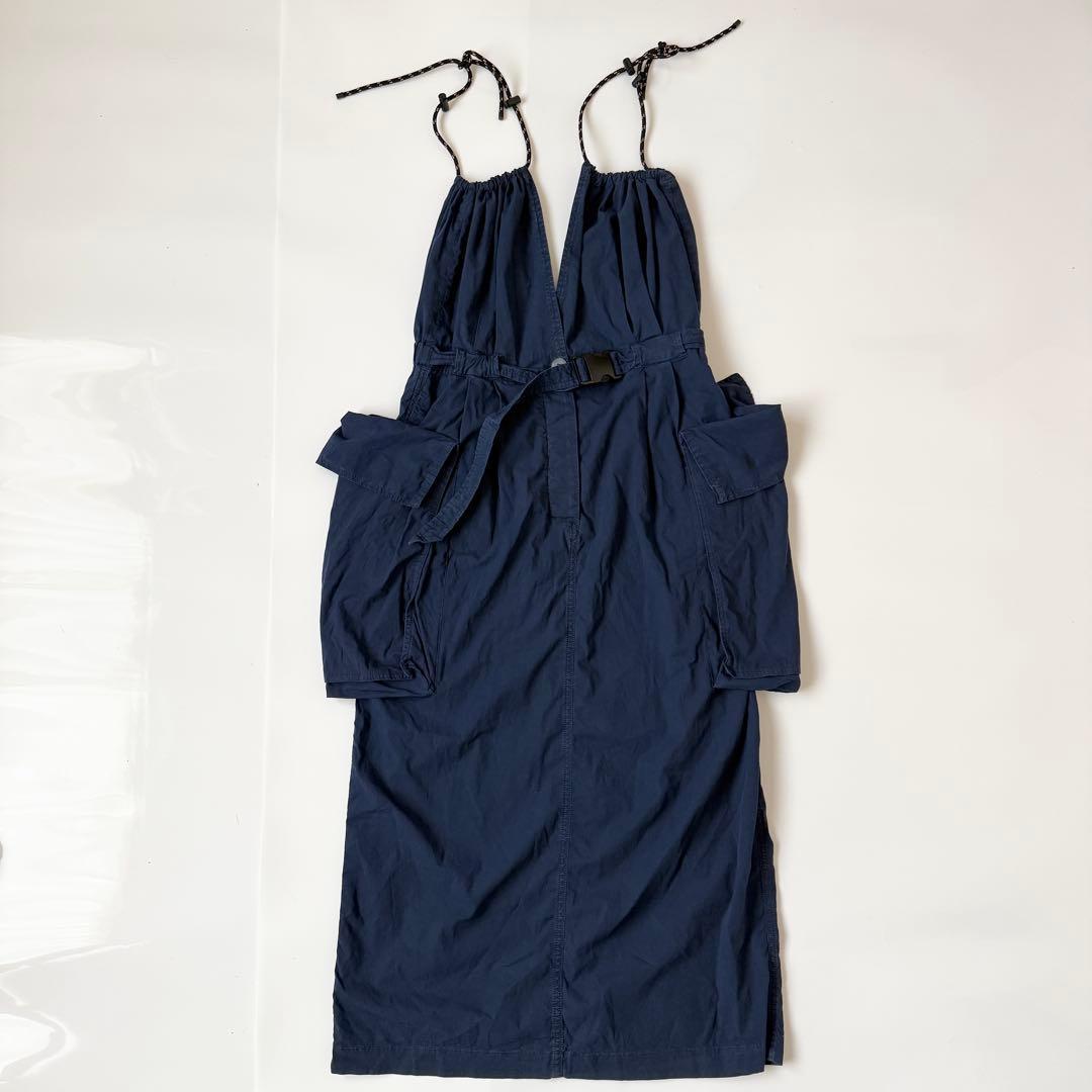 ドリスヴァンノッテン ジャンプスカート　ワンピース　ネイビー　36