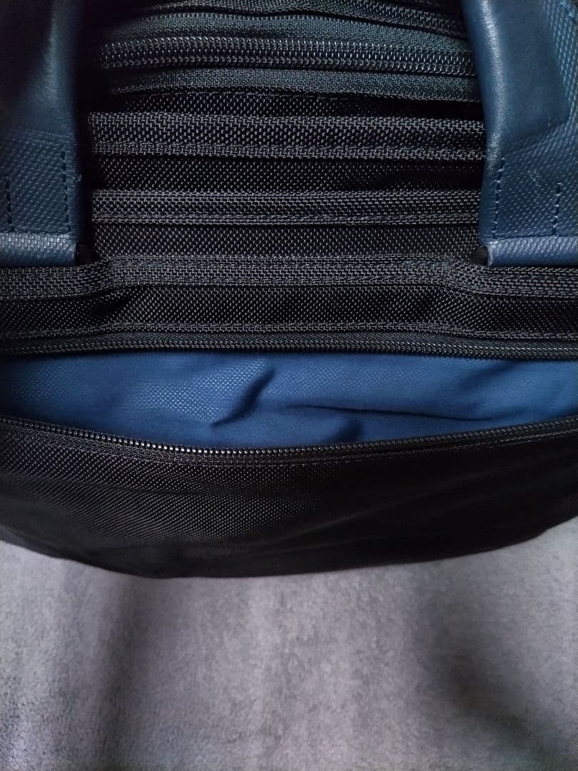 TUMI×EDIFICE　ブリーフケース　黒×ネイビー