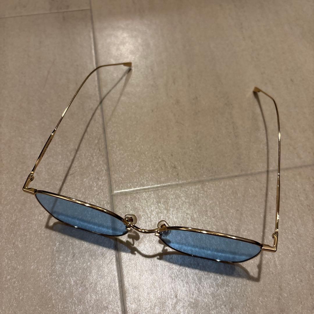 ジェントルモンスター　REME サングラス 青 ゴールド