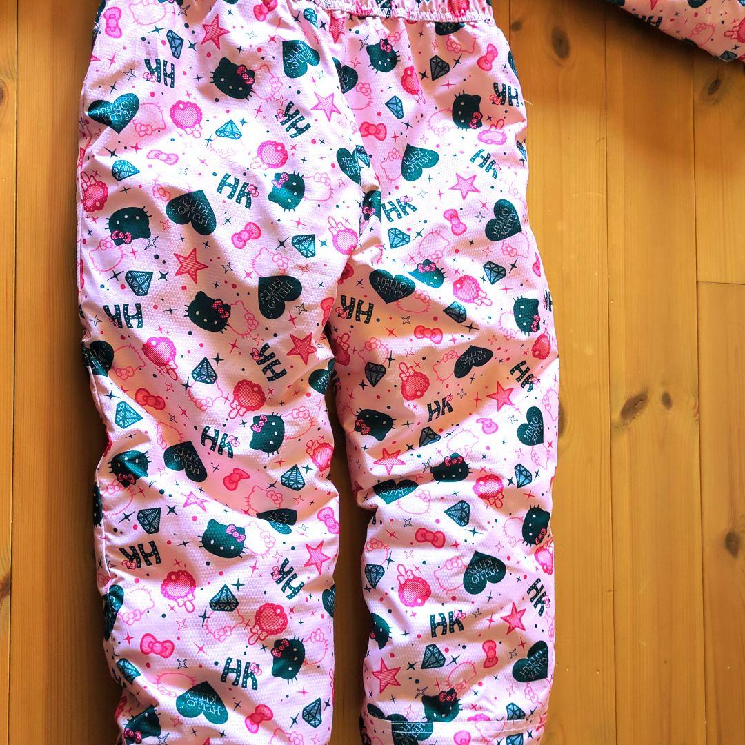 ハローキティ ピンク スキーウェア 子ども用　120cm
