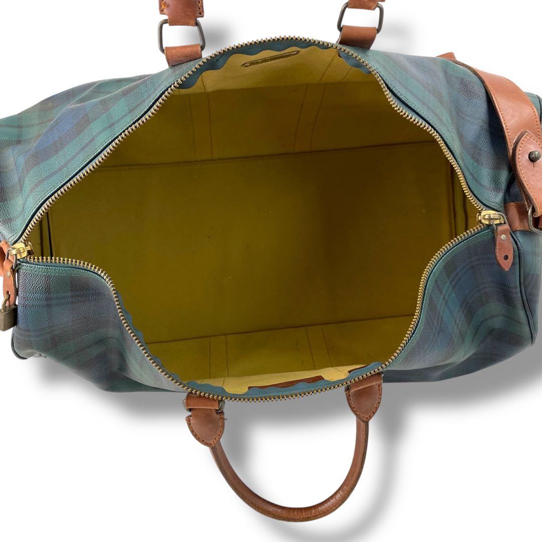 Vintage Polo Ralph Lauren チェック柄 ボストンバッグ