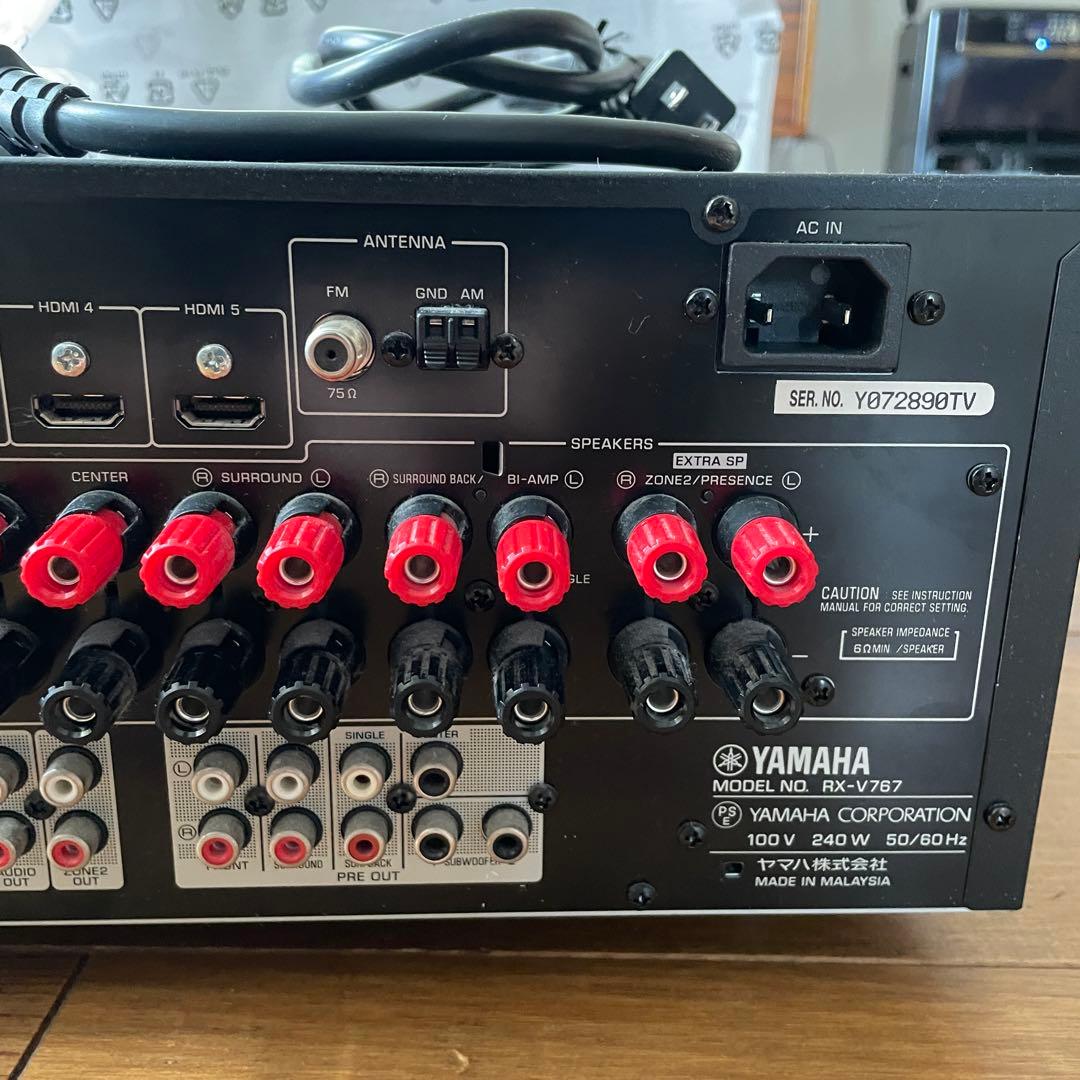 YAMAHA AVレシーバー RX-V767 動作確認済み 箱あり