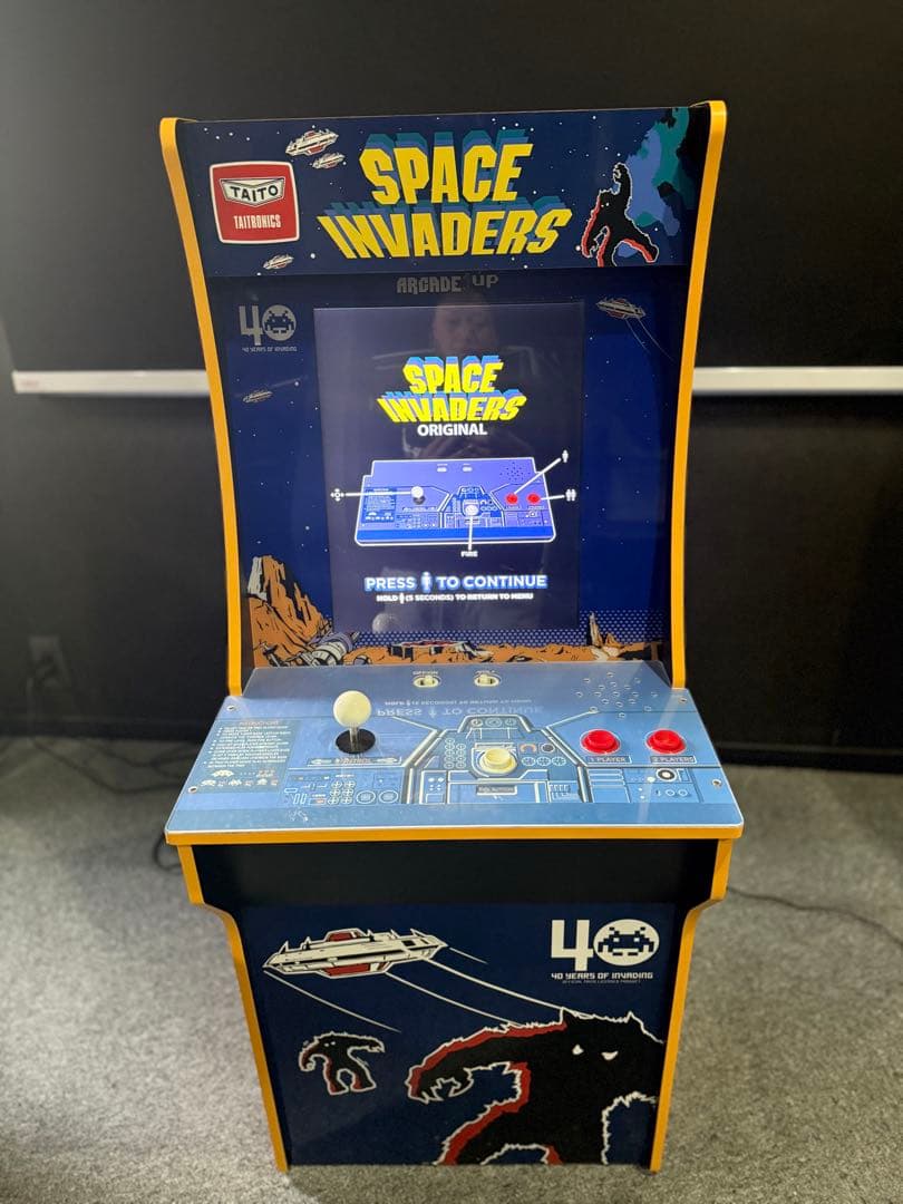 希少品‼︎ ARCADE1UP スペースインベーダー 40周年記念モデルTAITO