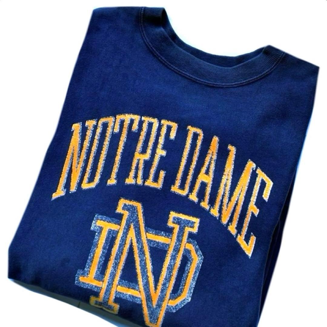 ま*る様 80’sUSA製 Champion リバースウィーブ L 紺