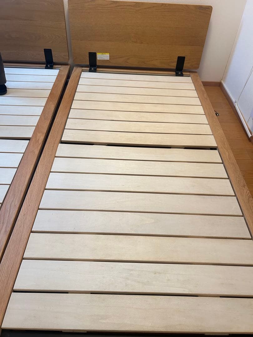 【3月末発送】無印　シングルベッドフレーム　旧型