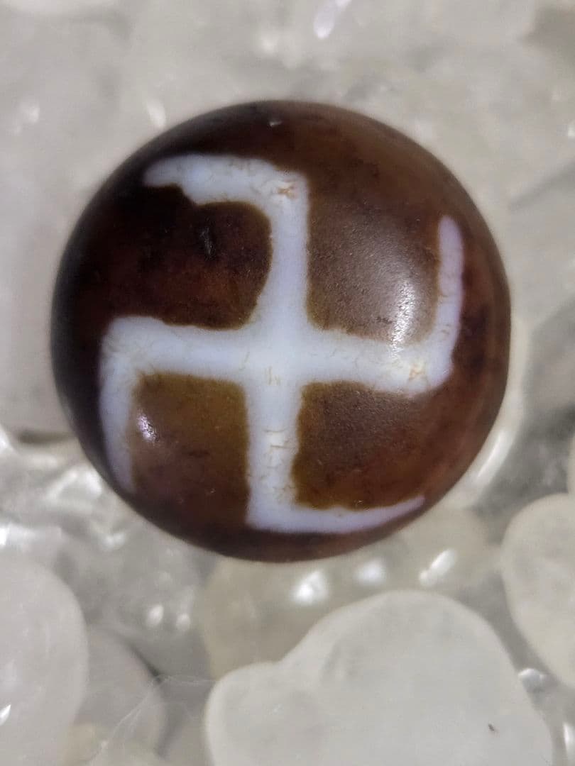 970　天珠　卍一眼天珠　羊眼　板眼　一線　dzibeads！