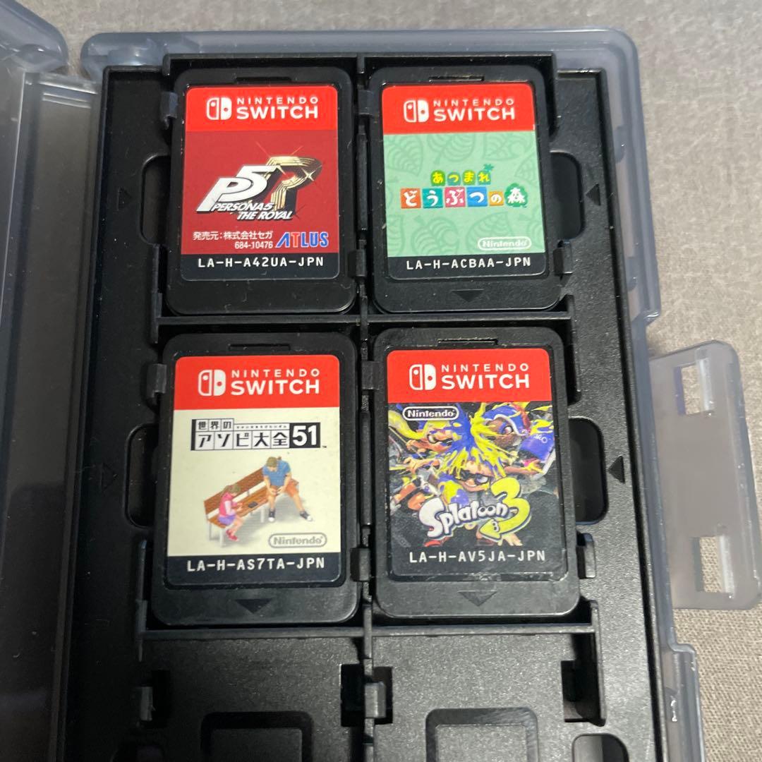 【美品・まとめ売り】Nintendo Switch ゲーム4本セット ケース付
