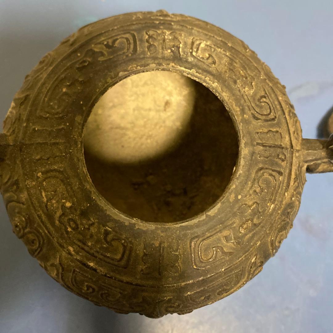 香炉古美術品古道具真鍮製