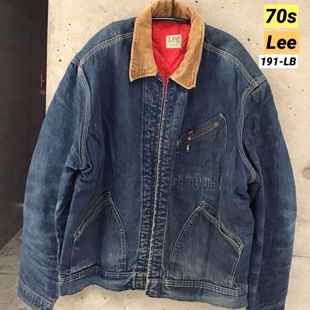 70s Lee 191-LB デニムジャケット キルティングライナー