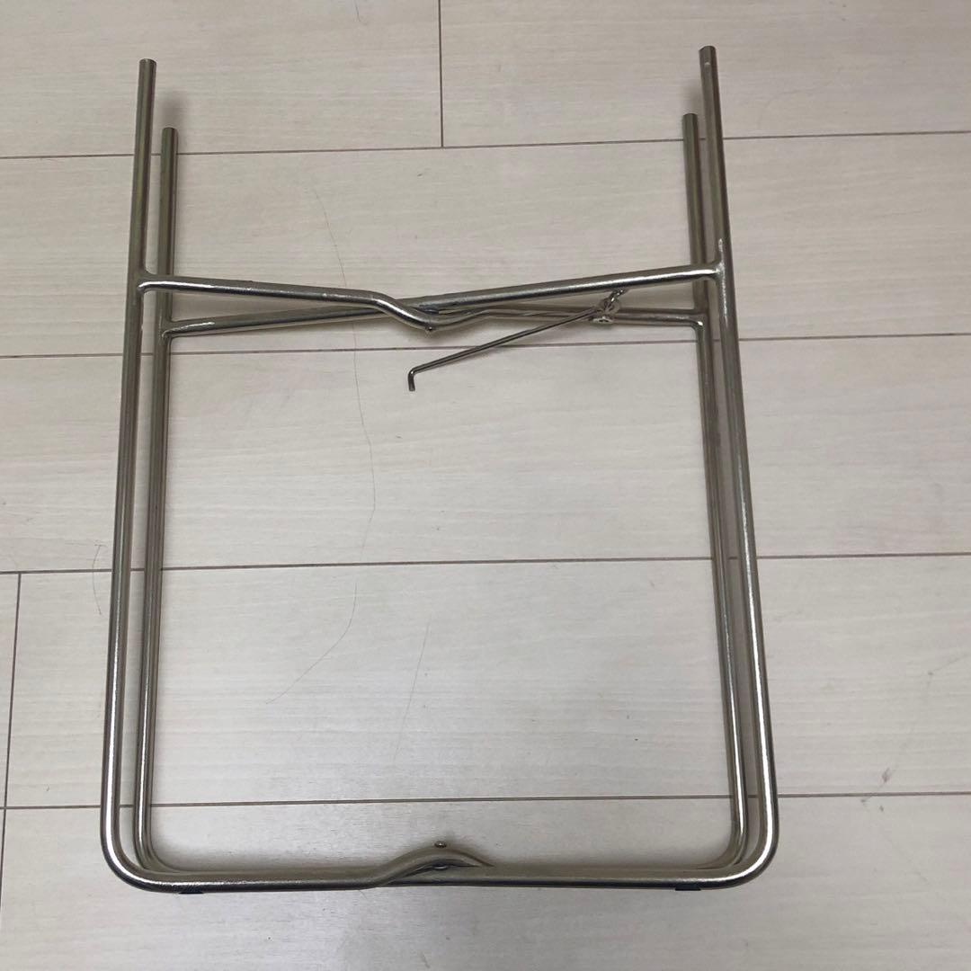 CLOVER アルミプランター　ウィズ　アイアンスタンド　H73シルバー