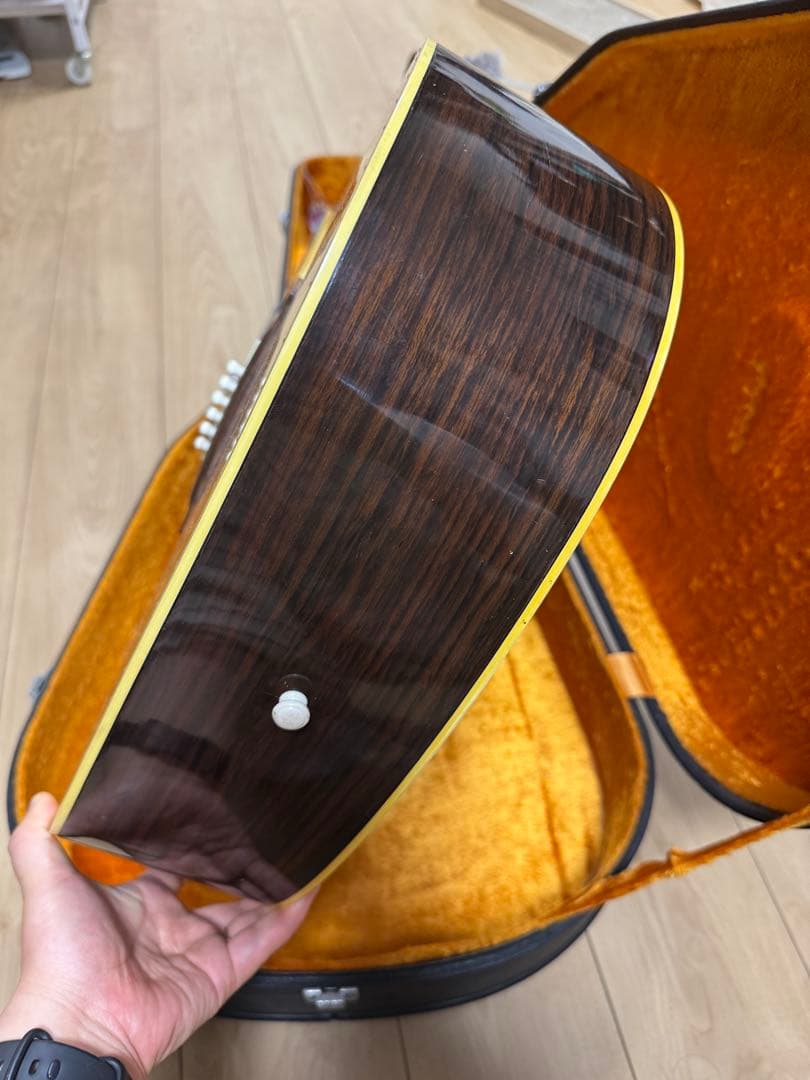 希少 YAMAHA ビンテージ アコースティックギター FG-300J 黒ラベル