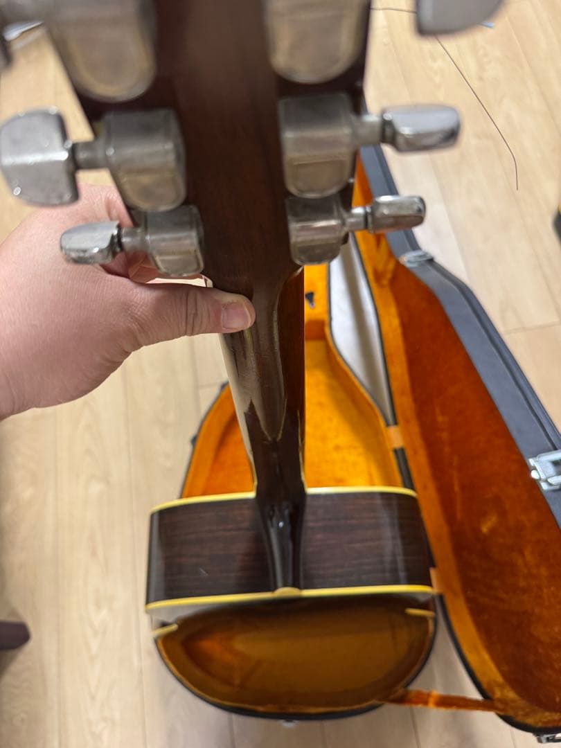 希少 YAMAHA ビンテージ アコースティックギター FG-300J 黒ラベル