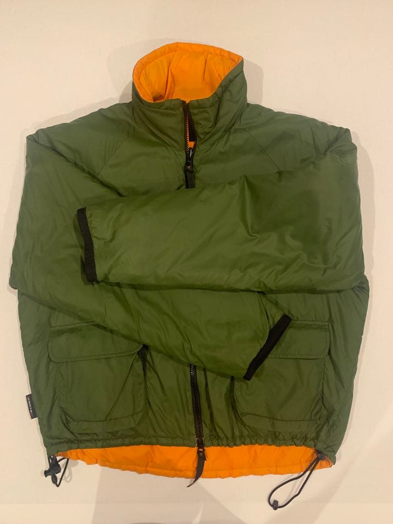 英国製ヴィンテージ・グレンフェルスポーツ.ナイロンリバーシブルパーカー・S