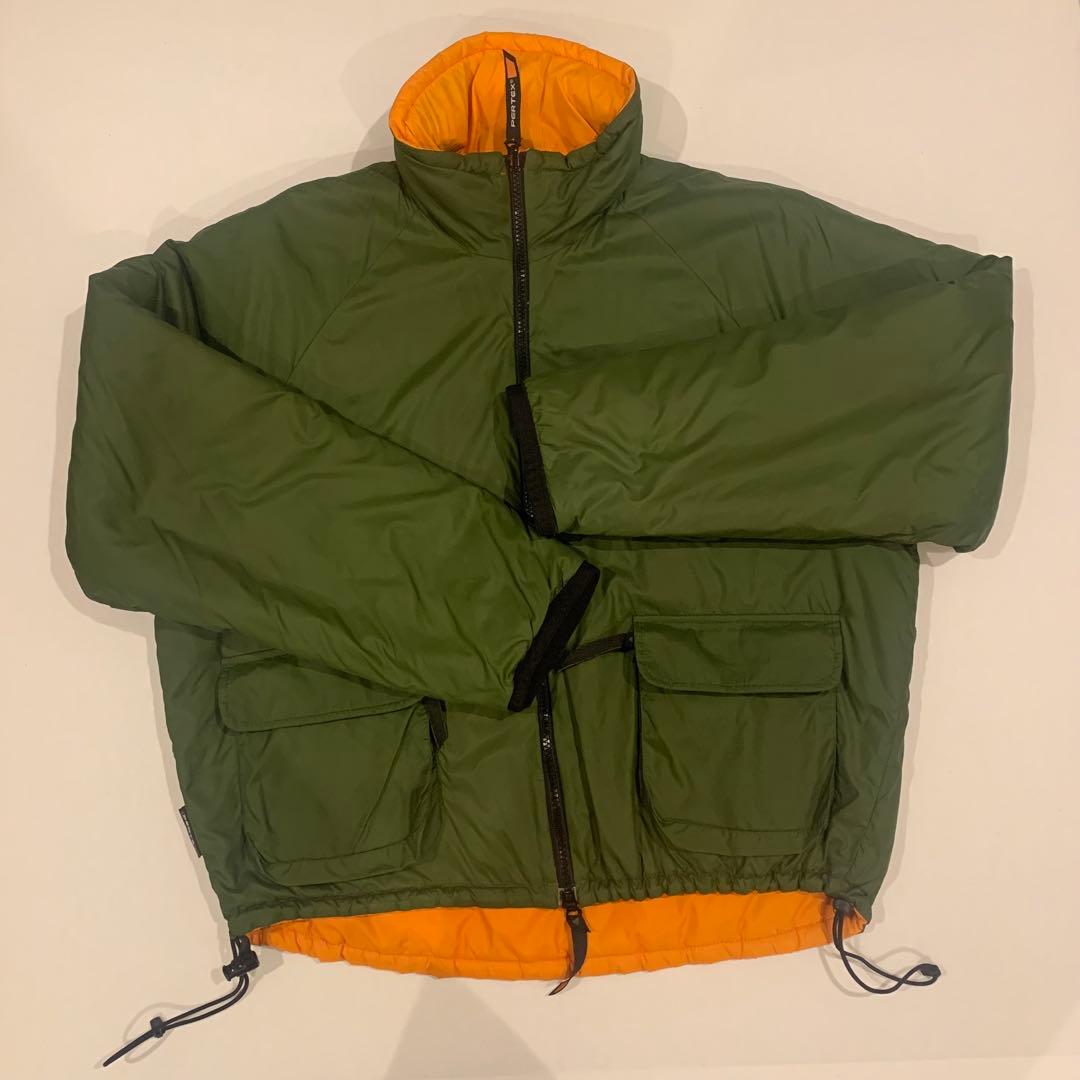 英国製ヴィンテージ・グレンフェルスポーツ.ナイロンリバーシブルパーカー・S