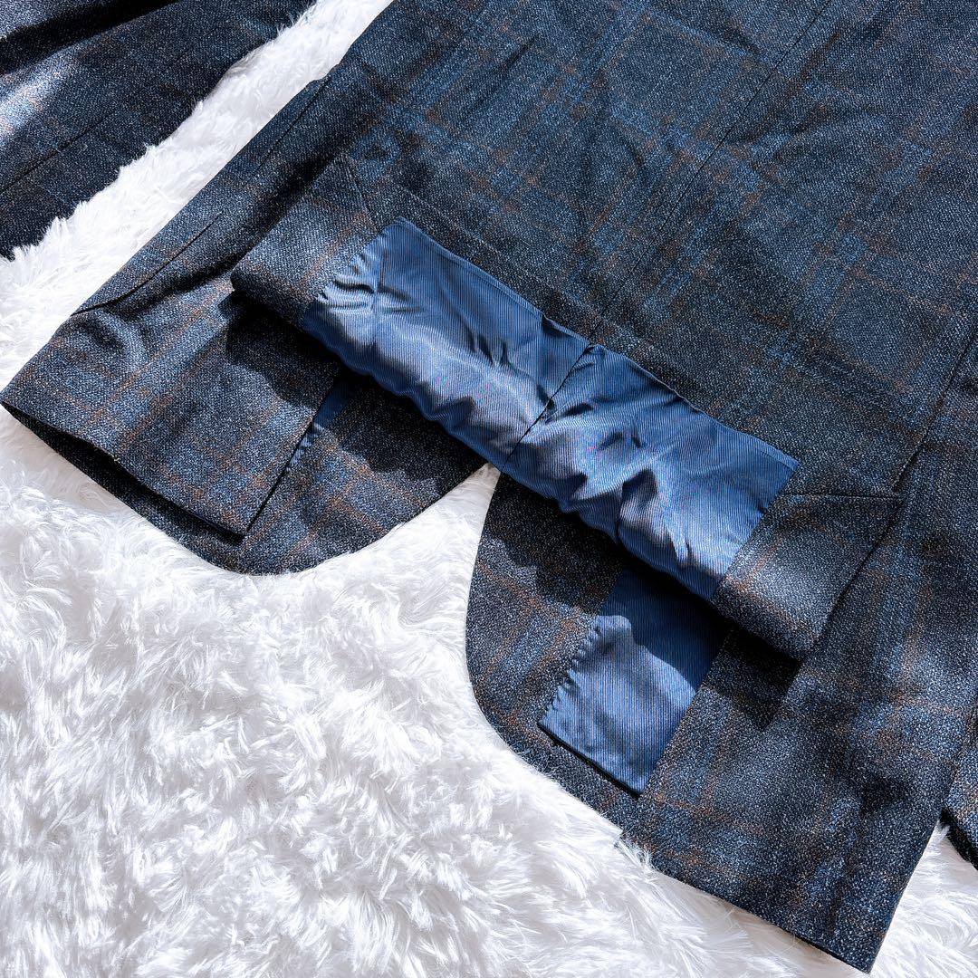 こたろう シルク混★ ビームスエフ テーラードジャケット チェック