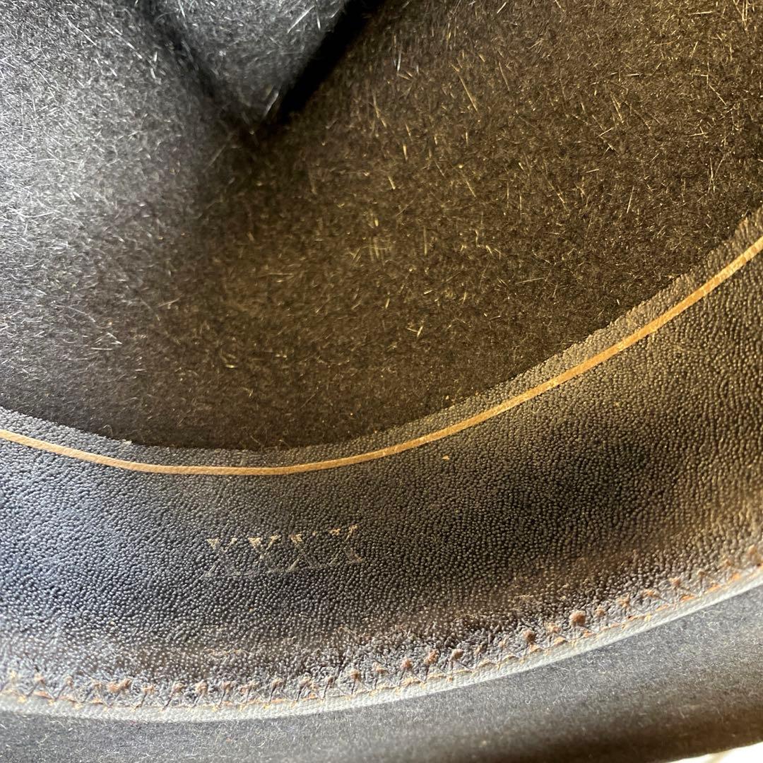 Bailey 4Xビーバーフェルト テンガロンハット ガラガラ蛇のバンド付