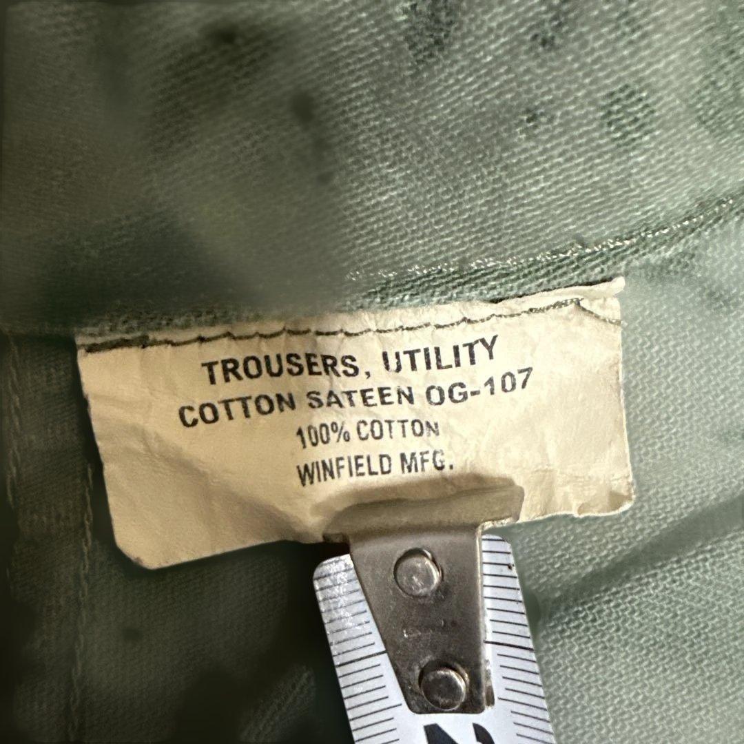 ベイカーパンツ　オリーブグリーン