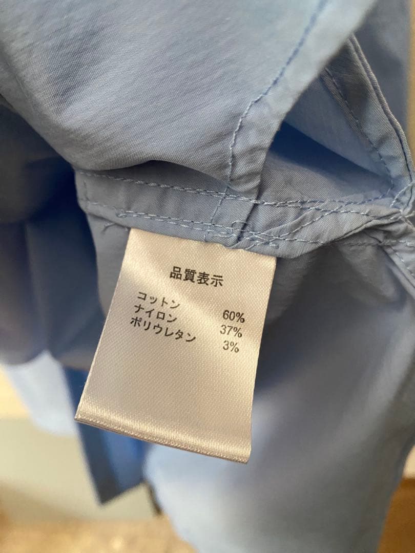 MACHATT ライトブルー オーバーサイズ シャツ