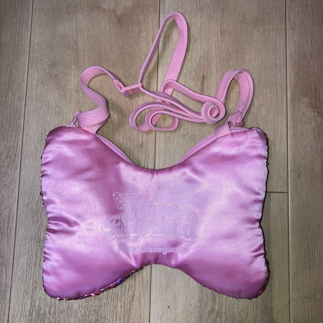 ディズニーミニーリボンポシェットスパンコール