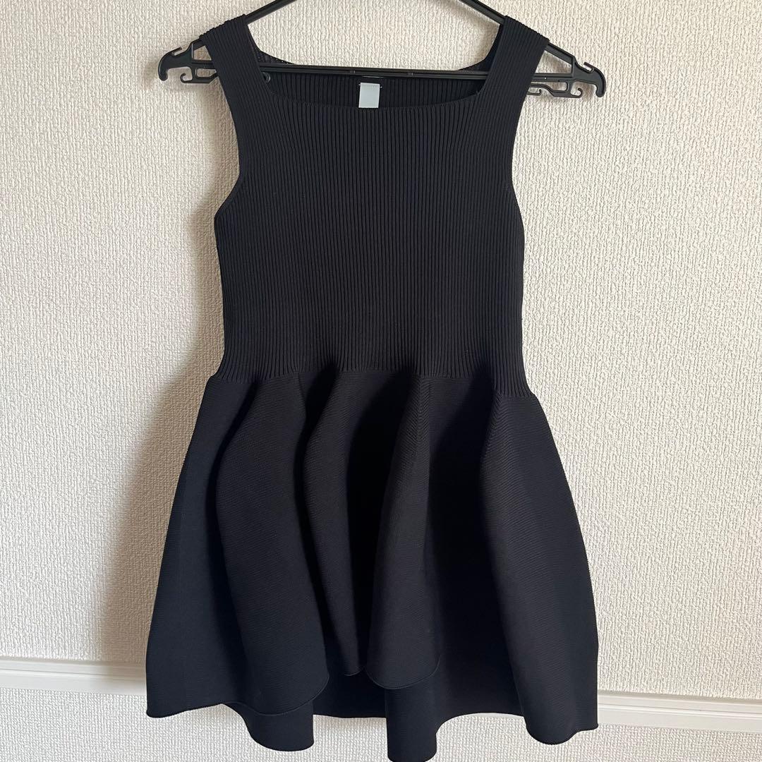 希少CFCL POTTERY スクエアネックフレアノースリーブ