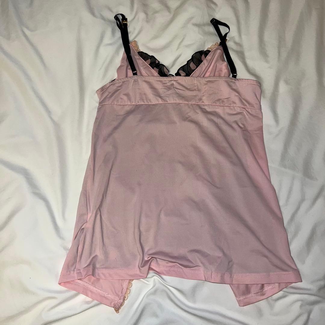 GOLDS∞infinity 水玉 キャミソール ピンク