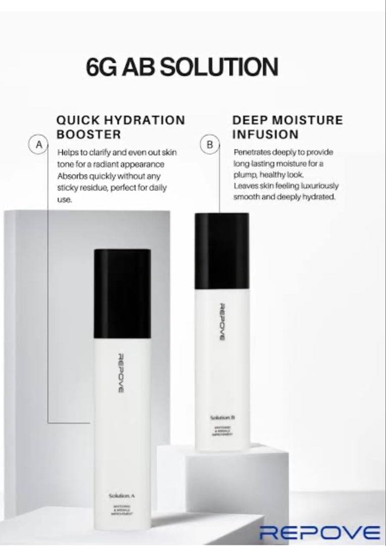 Repove 6G ABソリューションセット(120ml、50ml ）