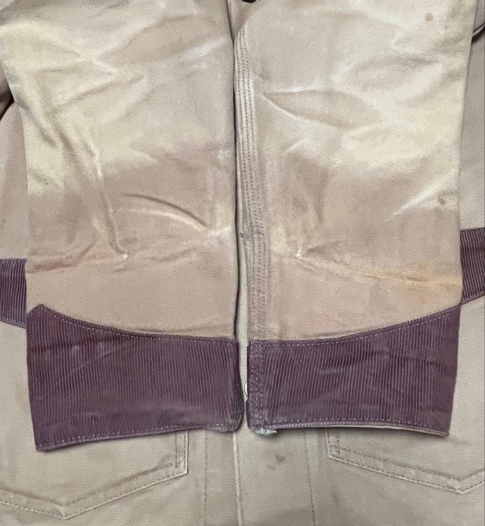 カーハート ダック × コーデュロイ カバーオール エンジニア ワークジャケット