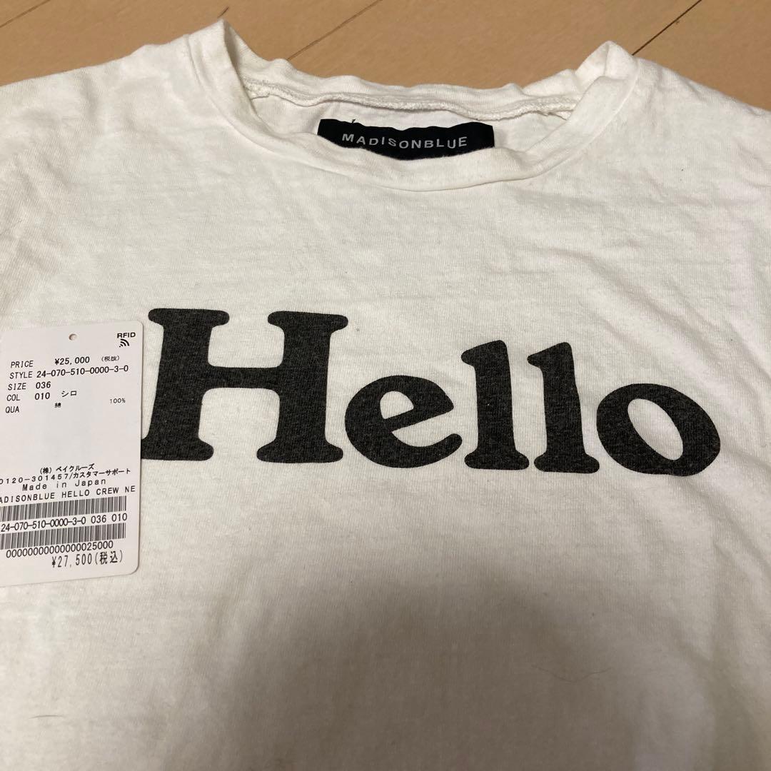 DeuxiemeClasse MADISONBLUE HELLO Tシャツ36