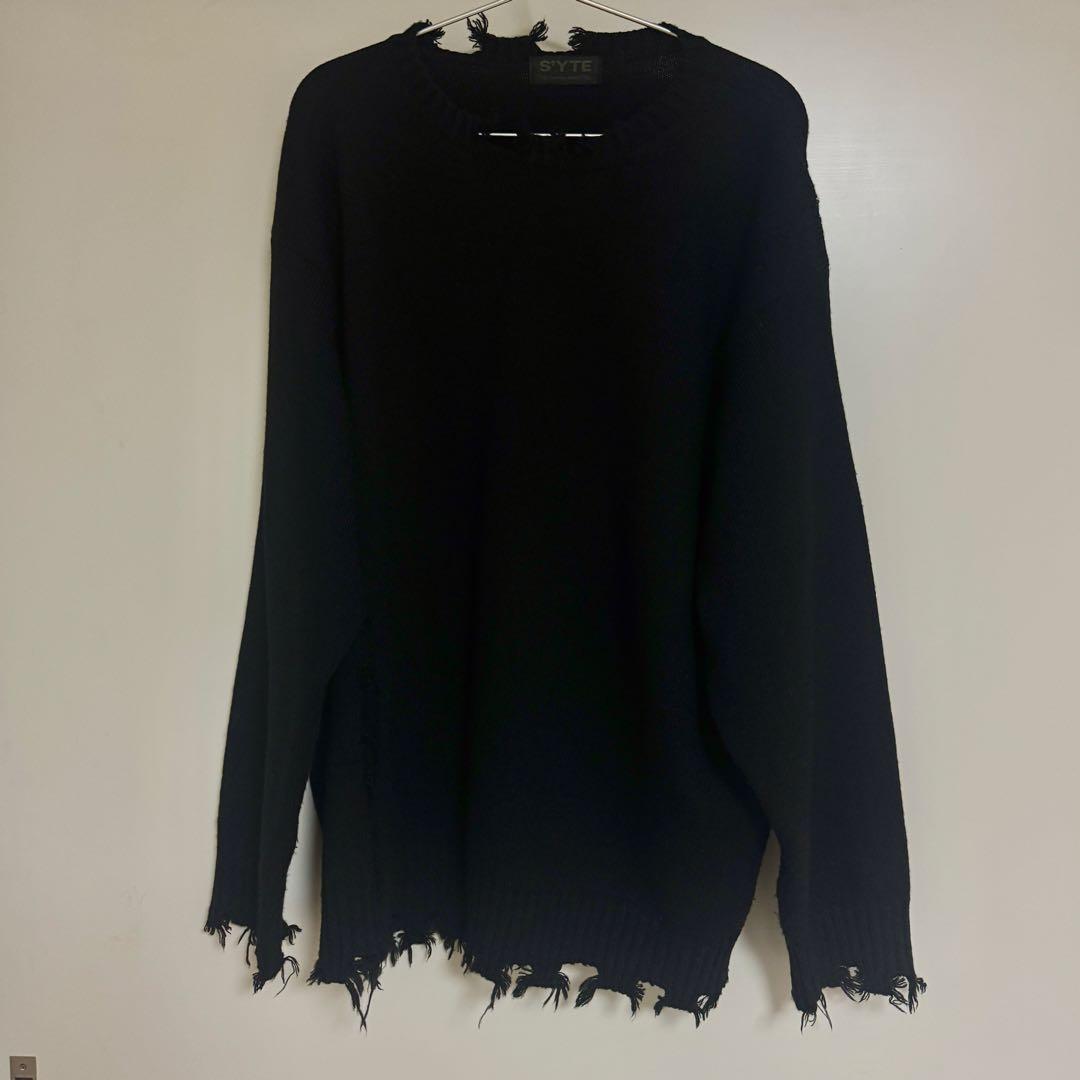 Yohji Yamamoto（ヨウジヤマモト）｜S'YTEのダメージ加工ニット