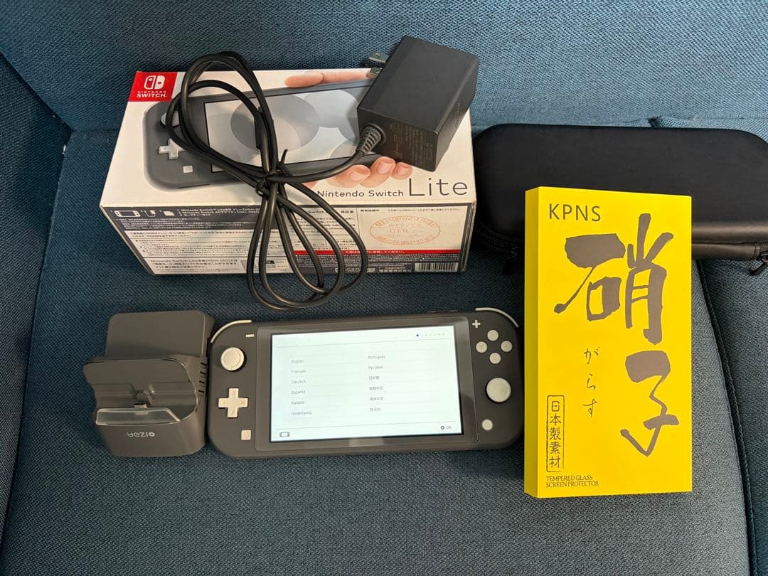 Switch Lite Nintendo 本体 ドック ケース ガラスフィルム