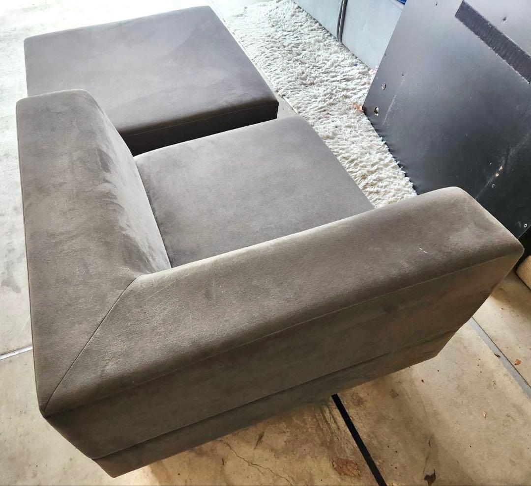 FLANNELSOFAフランネルソファ PIVOコーナーソファ+オットマンセット