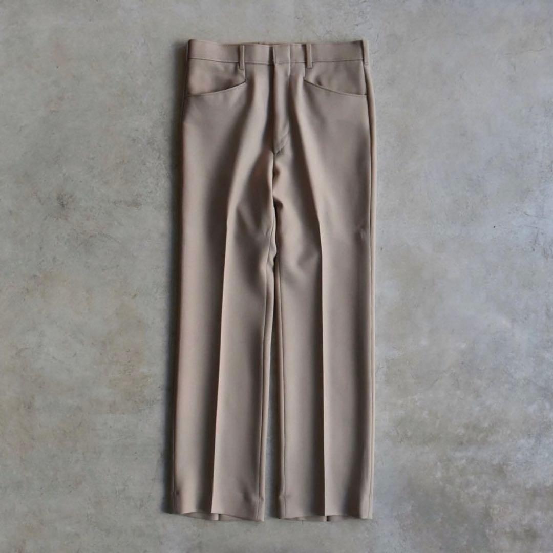 80s リーバイスアクションスラックス モカベージュ レアカラー W30 L30