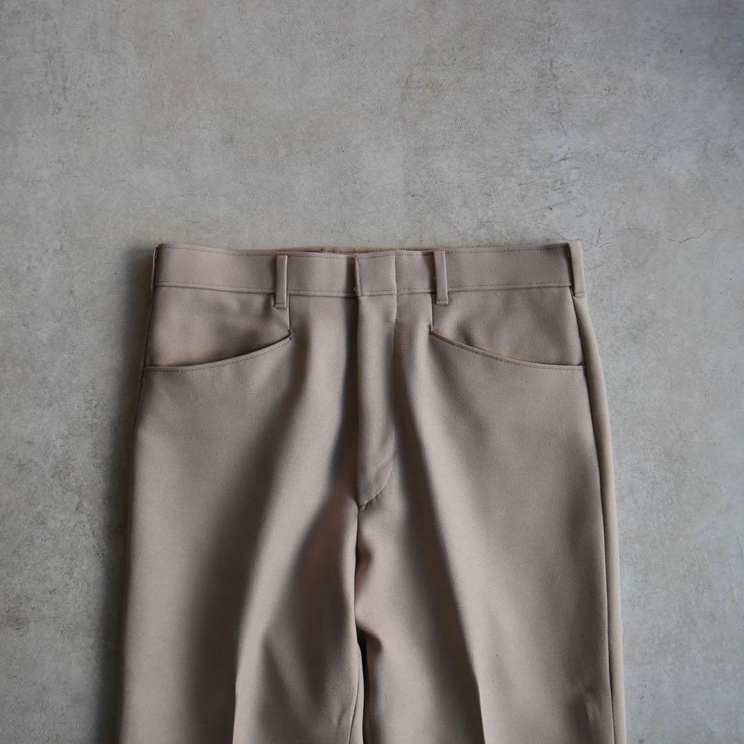 80s リーバイスアクションスラックス モカベージュ レアカラー W30 L30