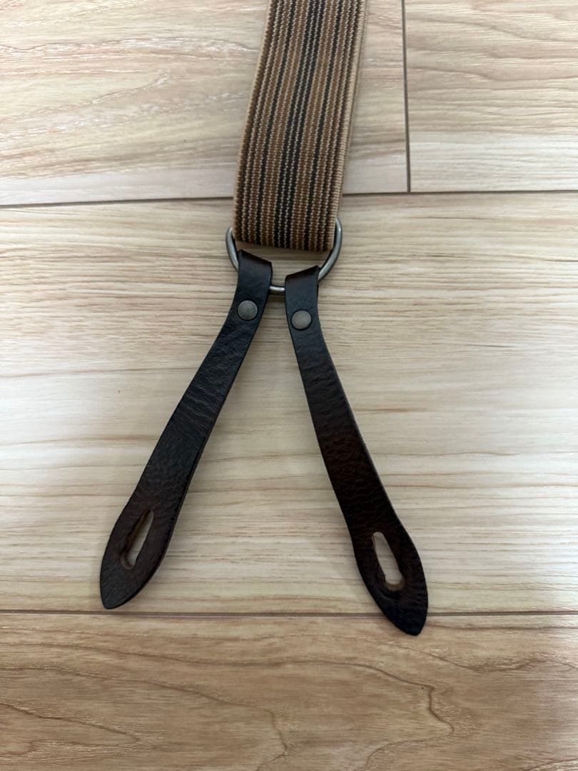 【リーバイス】サスペンダー ベルト レザー ボタン用