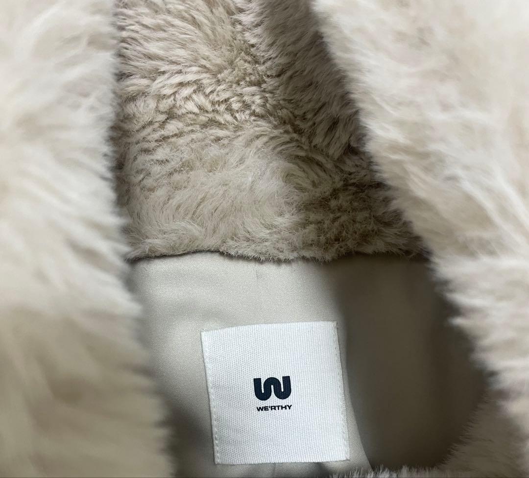 ワージー we'rthy エコファージャケット　野沢和香　アイボリー