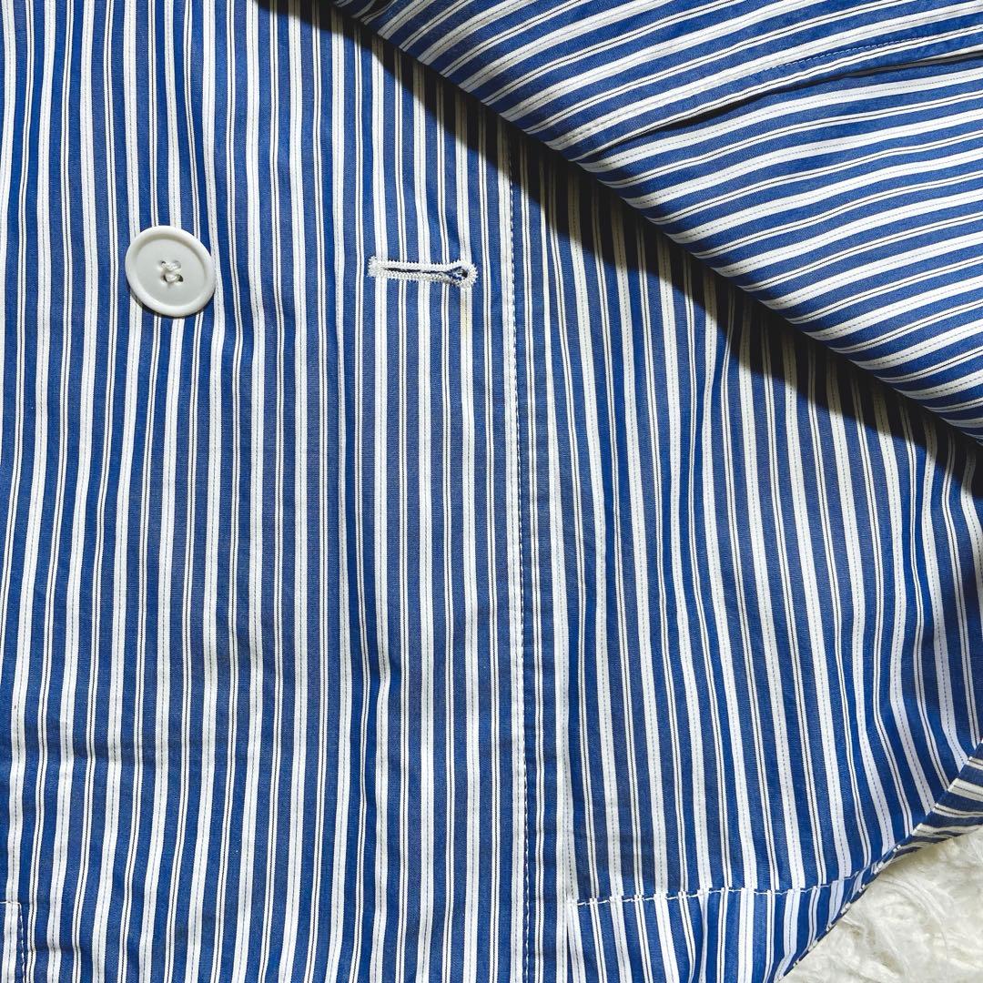 良品⭐️コムデギャルソンオムプリュス　ストライプジャケット　ダブルブレスト　メンズ