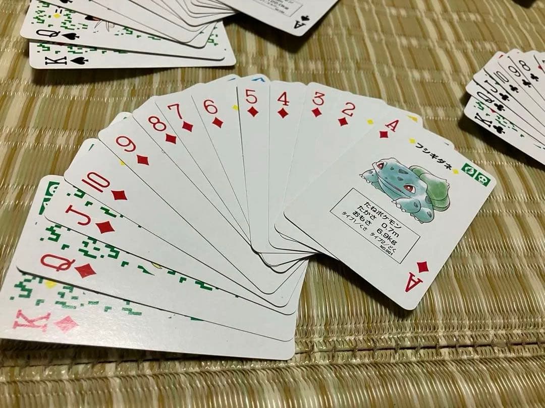 最終価格　初代ポケモン トランプ 緑　ポケモン名簿入り　レア