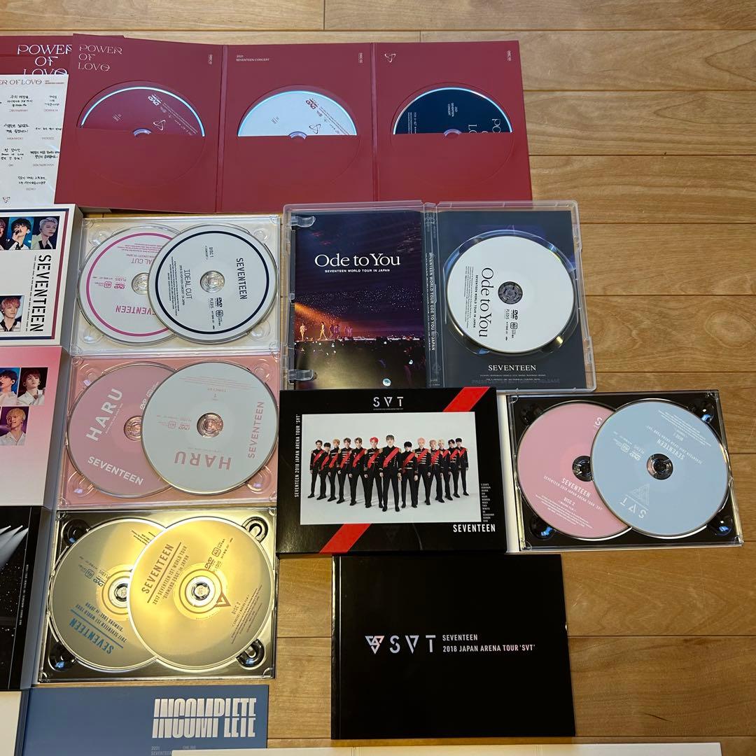 セブチ　seventeen 過去　DVD Blu-ray まとめ売り