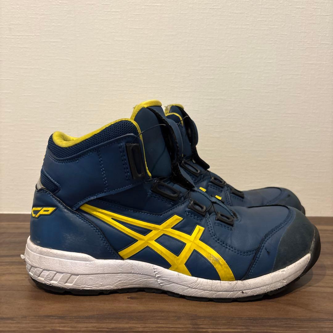 アシックス安全靴 ウィンジョブ CP304 青/黄