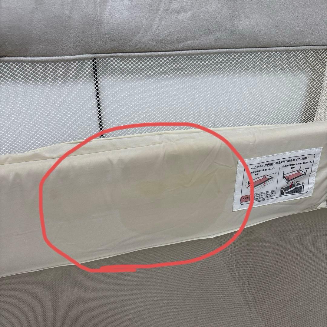 最終値下げ【アップリカ】ココネルエアープラスAB ホワイトベージュ　ベビーベッド