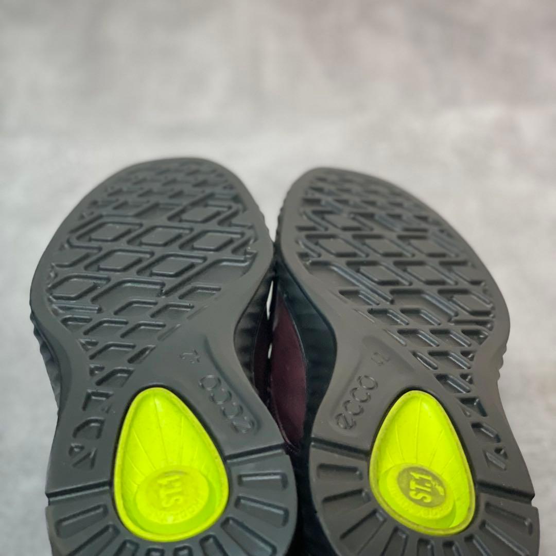 美品 ecco St.1 Hybrid 革靴 レザー GTX 茶色26.5cm