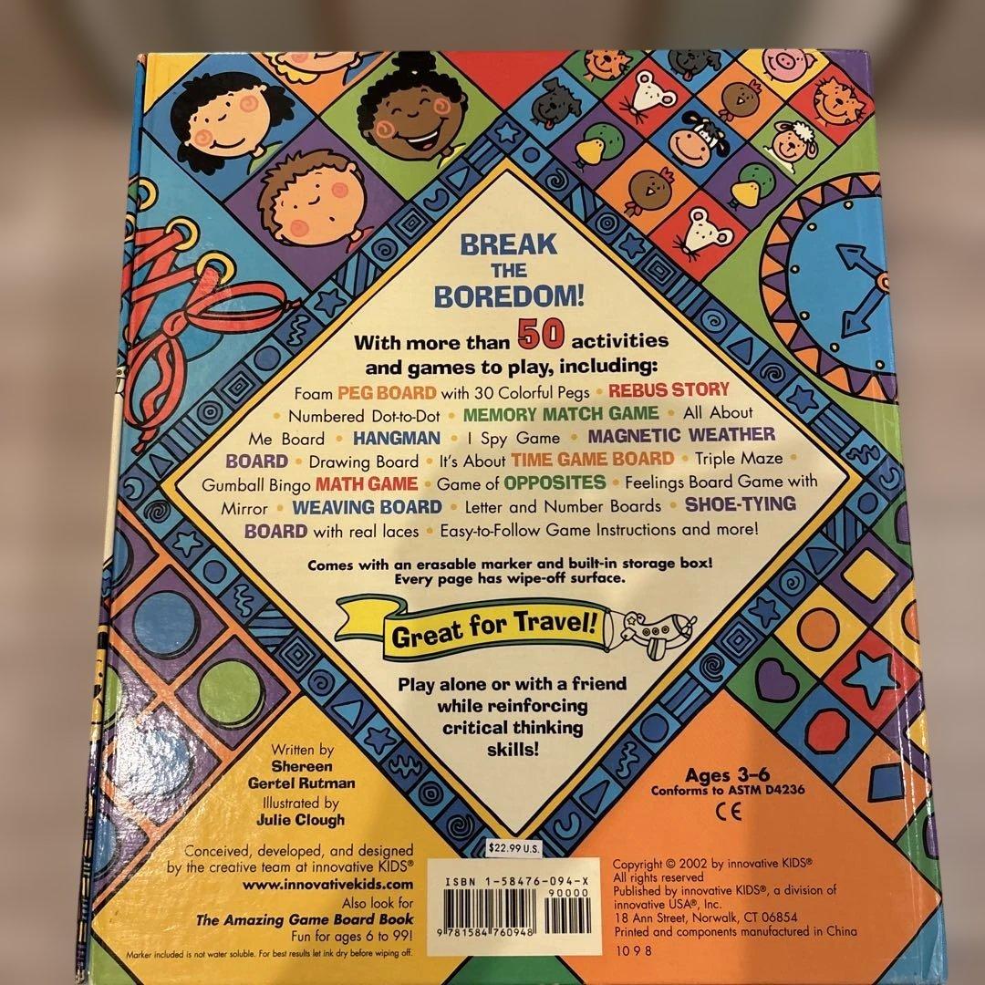 美品My first amazing game board book 未使用品