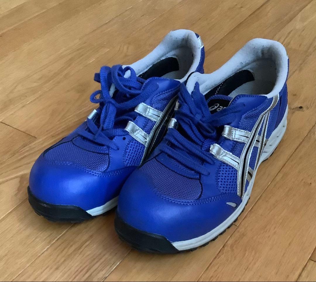 USED 美品 アシックス FIS33L 26.5cm ロイヤルブルー／シルバー