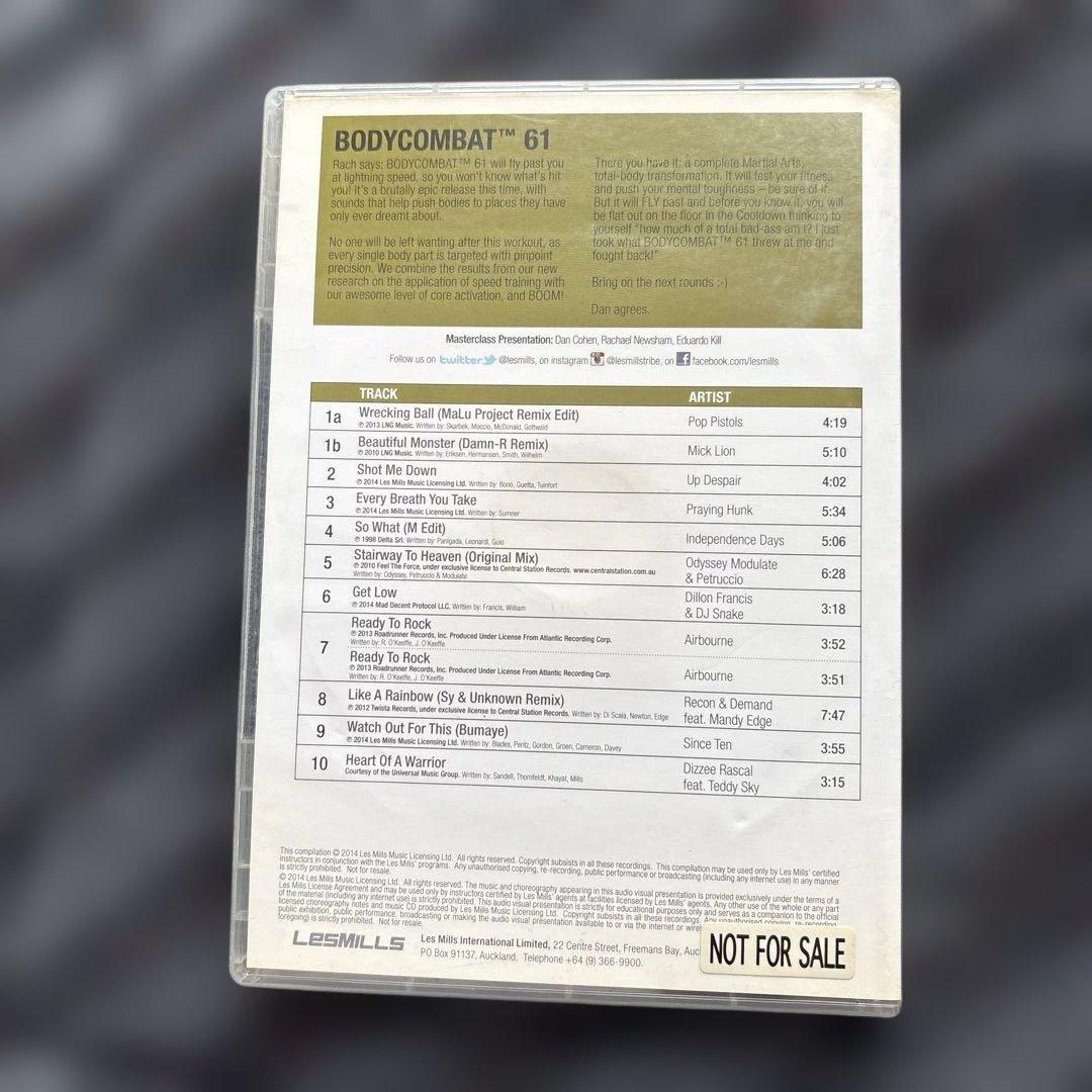 よっちゃん　レズミルズ　ボディコンバット　59.60.61