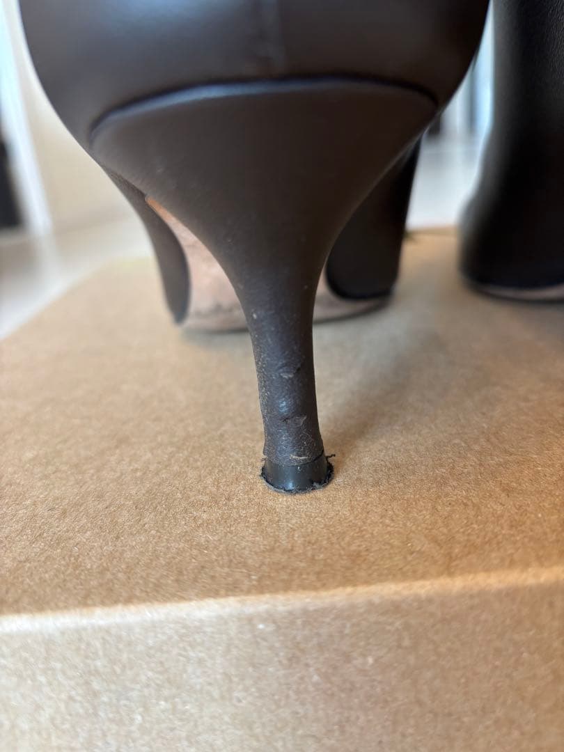 【BRENTA/ブレンタ】 ショート ジップブーツ　ブラウン38