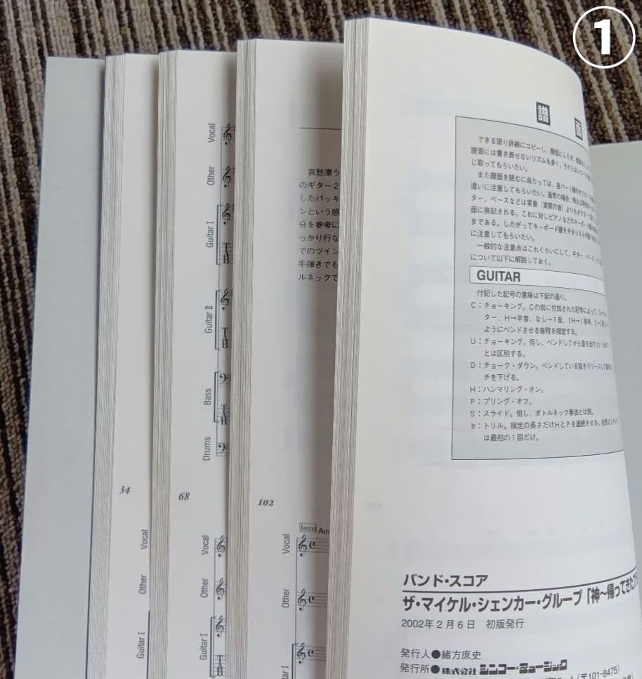 Michael Schenker スコア マイケル・シェンカー 楽譜 まとめ売り