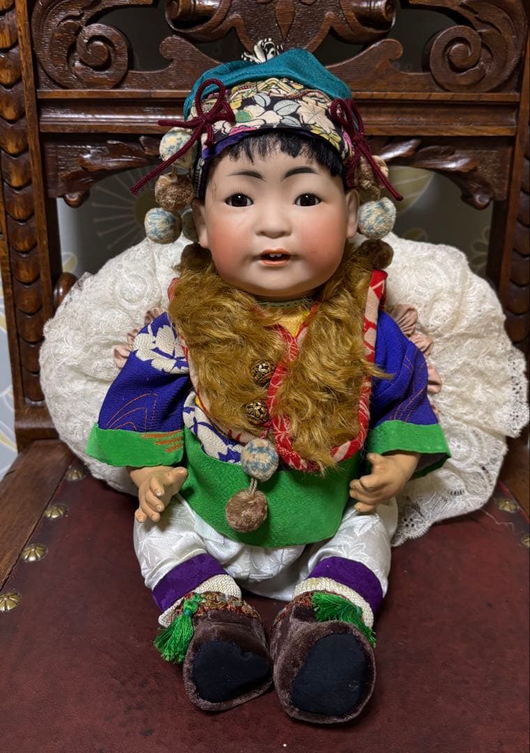 アンティークビスクドール JDケストナー アジアンベビードール243